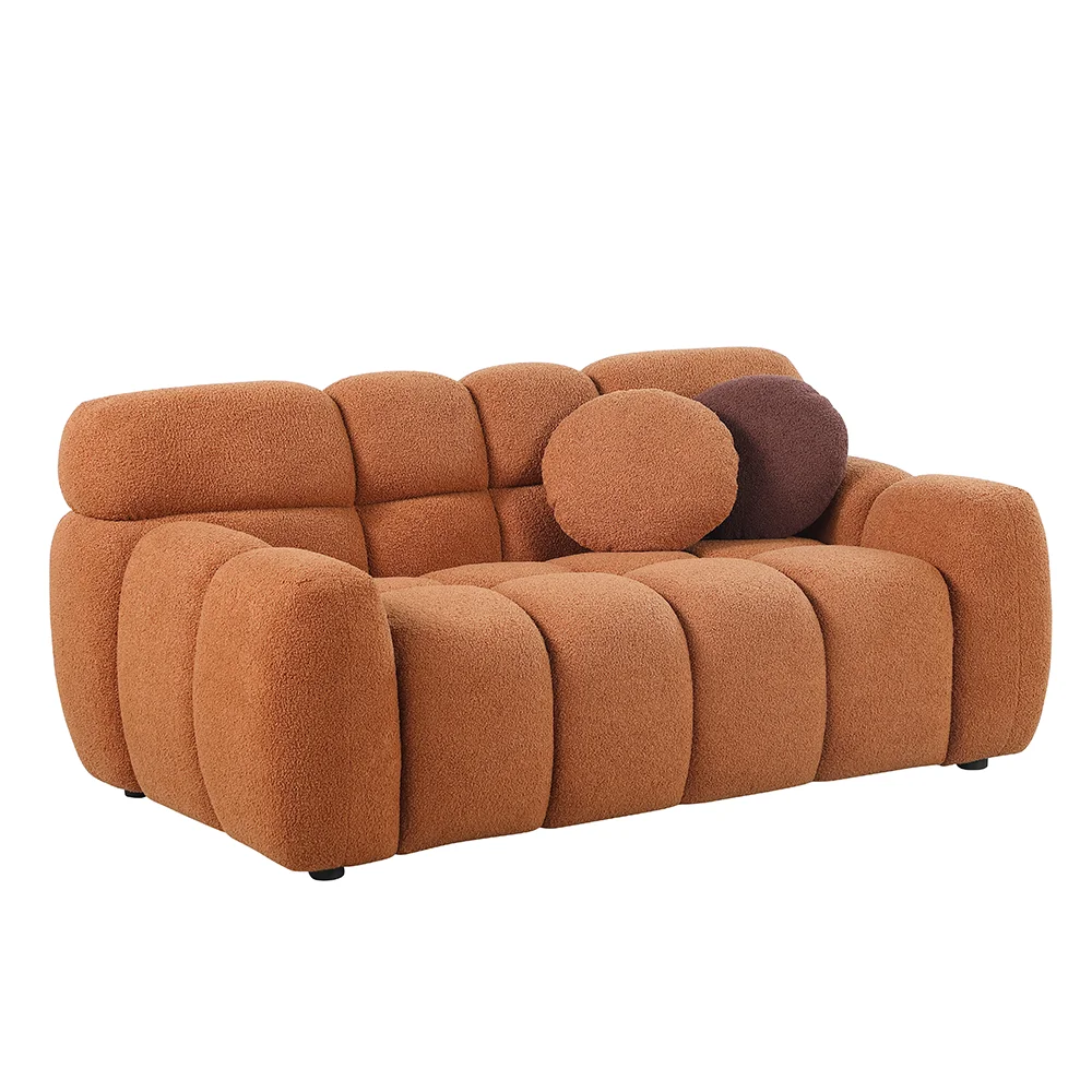 

Beauty salon sofa lounge area reception clothing store with net red light luxury curved sofa living room small apartment sofa