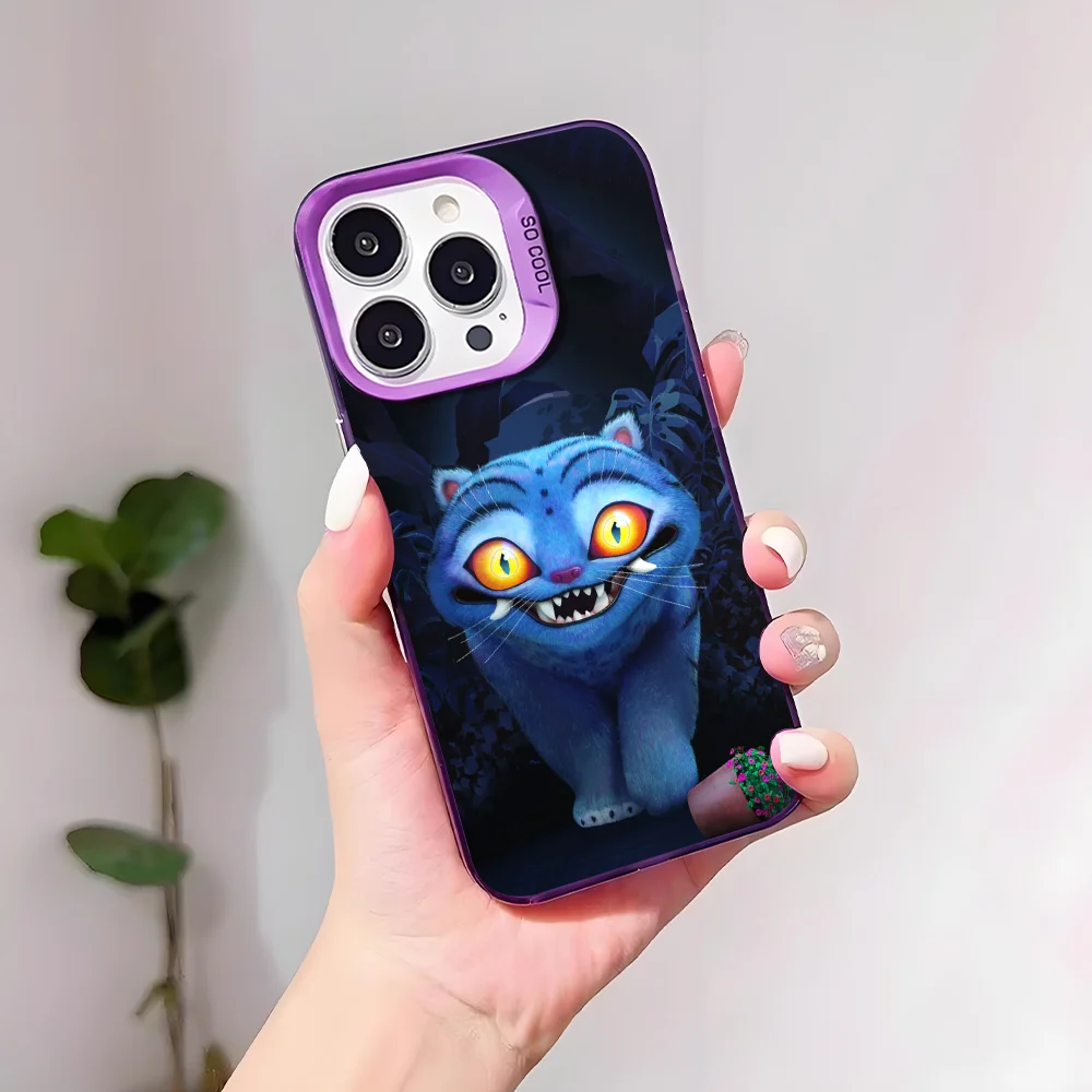 Filme kpop d-demon caçadores caso de telefone para iphone 17 16 15 14 13 12 11 pro max plus mini imd cor prata escudo