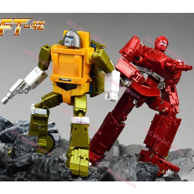 في المخزون التحول اللعب المشجعين اللعب FT-42 براون FT42 HUNK MP ماستر عالية الجودة عمل أرقام لعبة جمع الهدايا #6