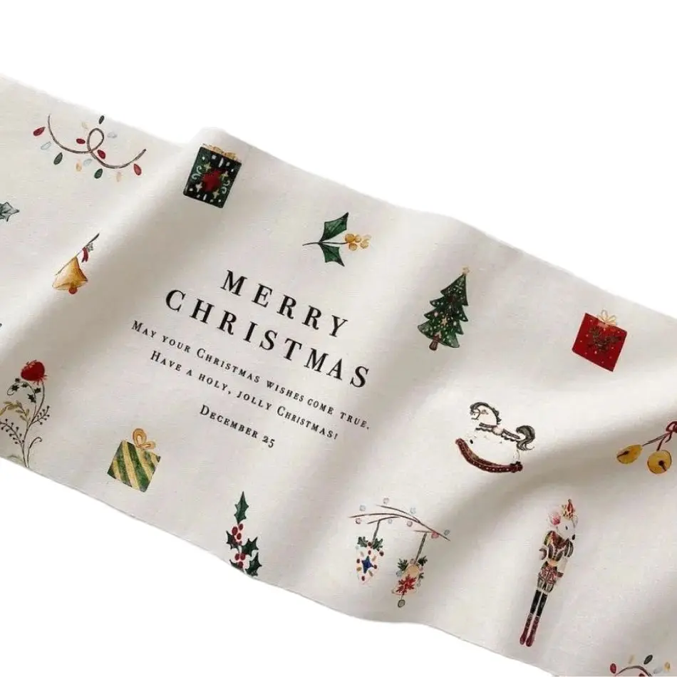 Christmas Banner Flag Christmas tree Banner Christmas Decoration for Home 2023 Xmas Ornaments Gifts  Christmas Hanging Cloth