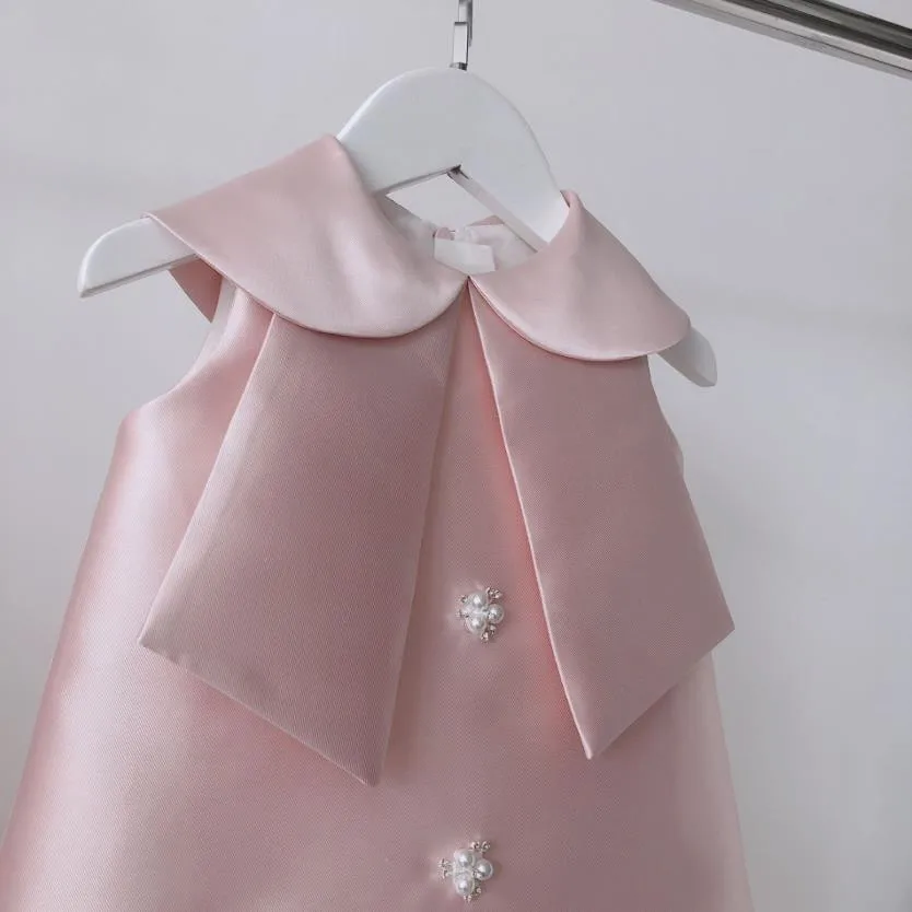 Sommer-Blumenmädchenkleider Kinder Geburtstag Taufe Partykleider A1339 Vestidos Mädchen Ausverkauf Kleidung – Detail 5