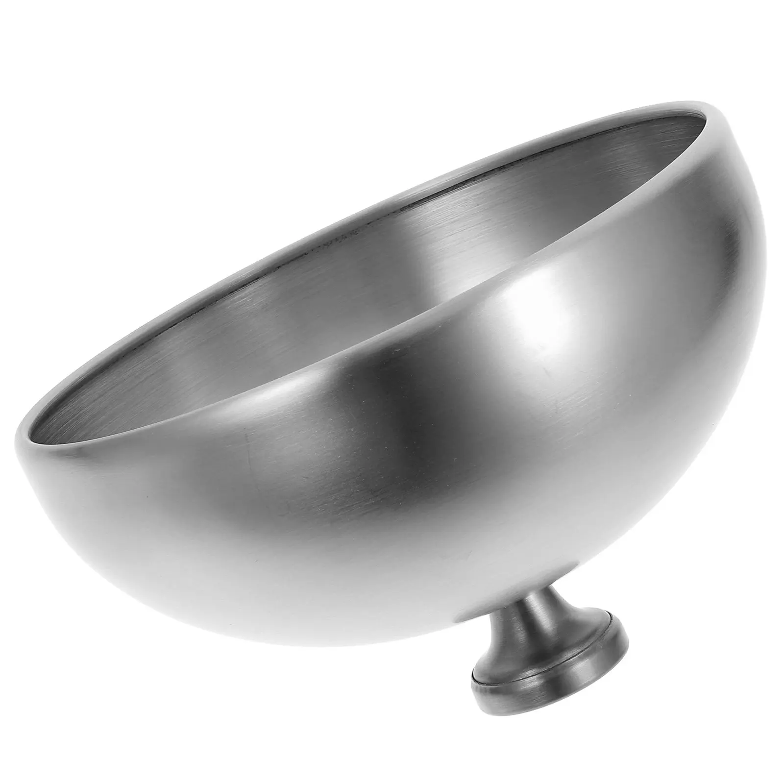 Cloche alimentaire ronde en acier inoxydable de qualité supérieure, 17 cm, à dessus plat, pour la présentation de steaks, le service de gâteaux et de sandwichs en restaurant