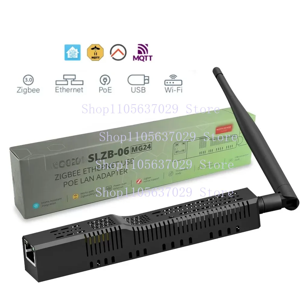 SLZB-06MG24 3.0 Zigbee Ethernet, USB and WiFi Gateway Coordinator with PoE Support
