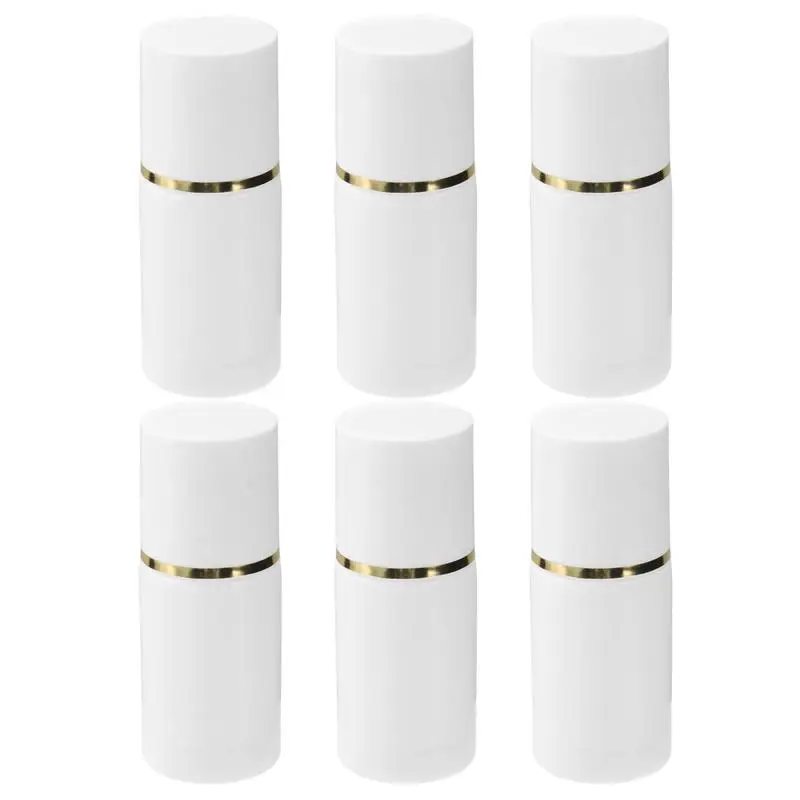 

6Pcs Empty Sponge Tip Bottle Applicator DIY Deodorant Containers Tube Travel Container Oil Sample Vials Lotion Container Head