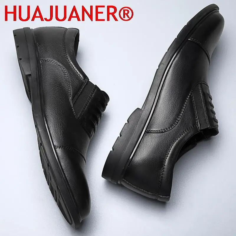 Mens Casual Shoes Genuine Leather Men Business High Quality Men's Oxford Shoes Luxury Brand Men Dress Shoes Italy Loafers Male