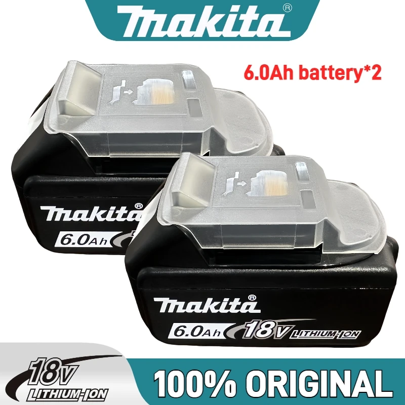 

Original Makita battery, Makita 18v 6.0Ah Rechargeable battery for Makita 18V BL130B BL1840B BL1850B BL1860B Power Tools Battery