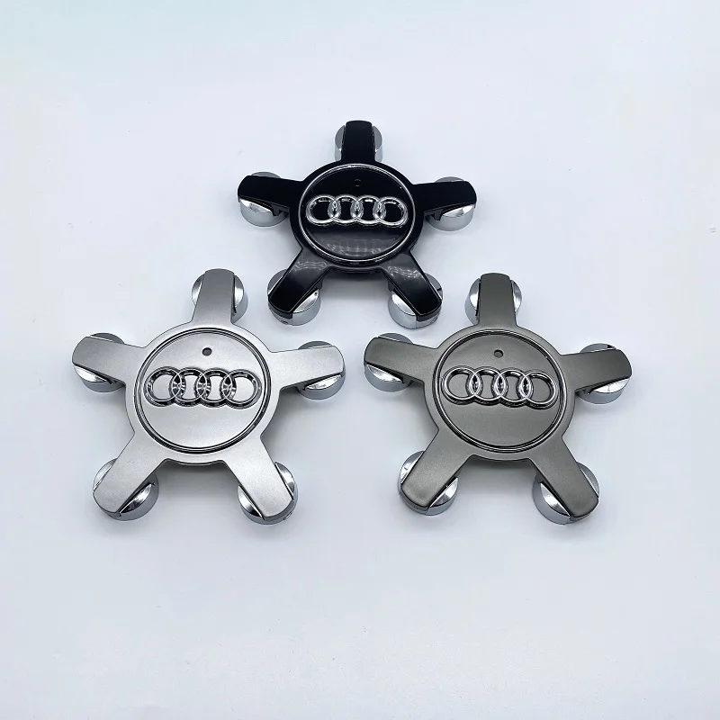 4pcs 135mm Car Wheel Center Cap Hub Covers Badge 8R0601165 4F0601165N For Audi A3 A4 A5 A6 A7 A8 S4 S6 A4L A6L A8L Q5 Car Goods