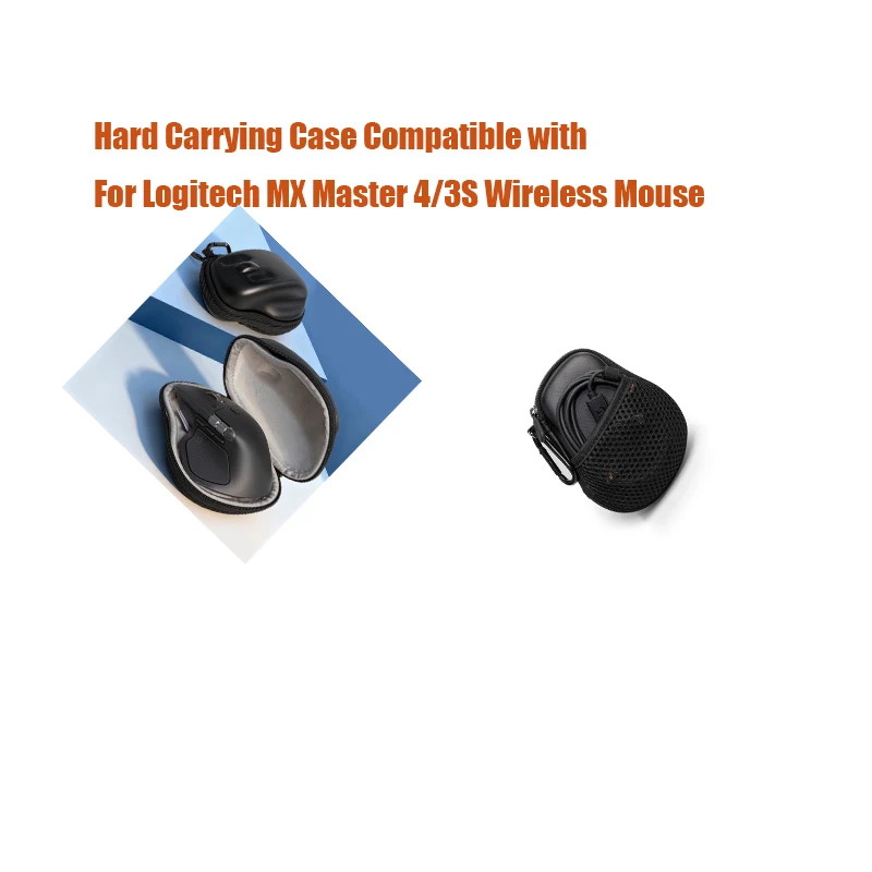 Hartschalen-Tragetasche, kompatibel mit der kabellosen Logitech MX Master 4/3S-Maus