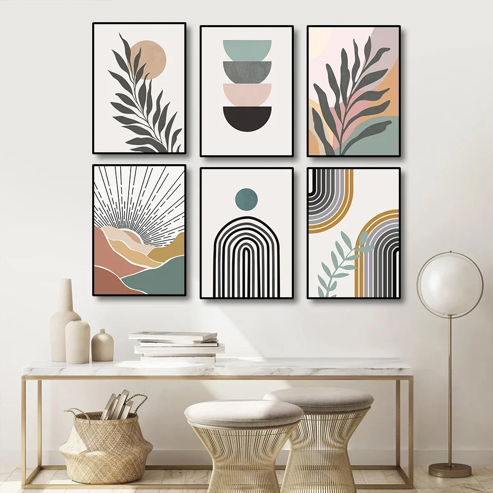 Multi-size 1PC frameless high-definition decorative paintings,Bohemian Wall Decor Colorful Art Gallery  Art Minimalist Poster Pr