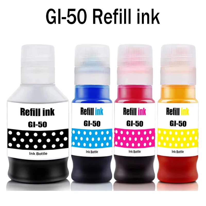 

Refill Ink Kit For Canon GI-10 GI-20 GI-30 GI-40 GI-50 GI-60 GI-70 GI-90 For Canon G5010 G6010 GM2010 G5020 G6020 G6030 Printer