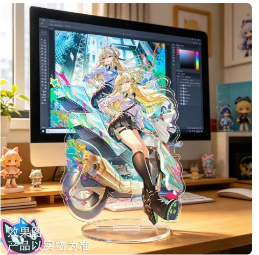 

Japanese Anime Wuthering Waves Mornye LYNAE Acrylic Stand Figure Model Plate Cosplay Collection Desktop Decor Gifts New XYZ