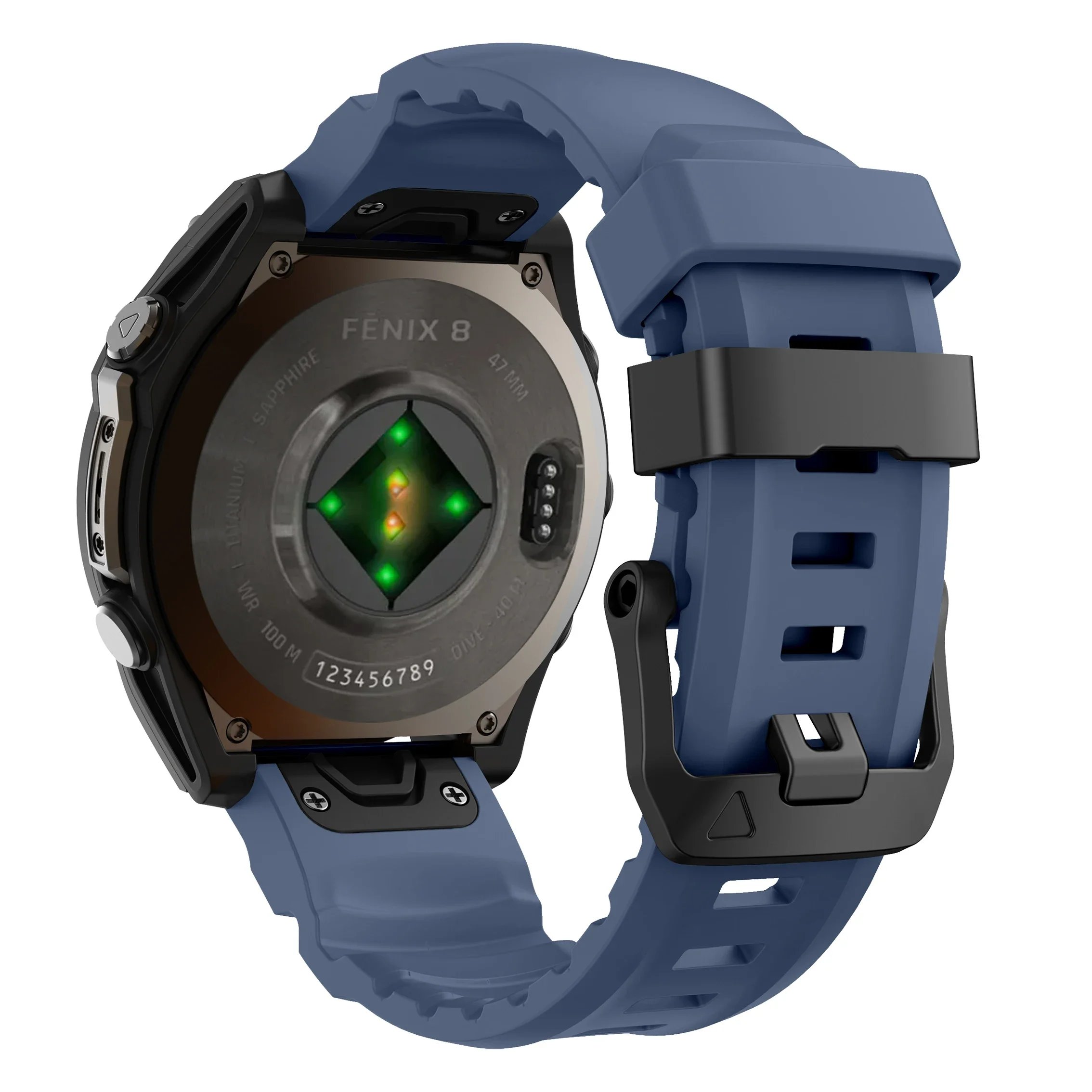 Correa deportiva de silicona de 22mm y 26mm para Garmin Tactix8/Fenix 8, banda de 51mm y 47mm para Garmin 7X Pro/Enduro/Instinct 3/Forerunner 970-965