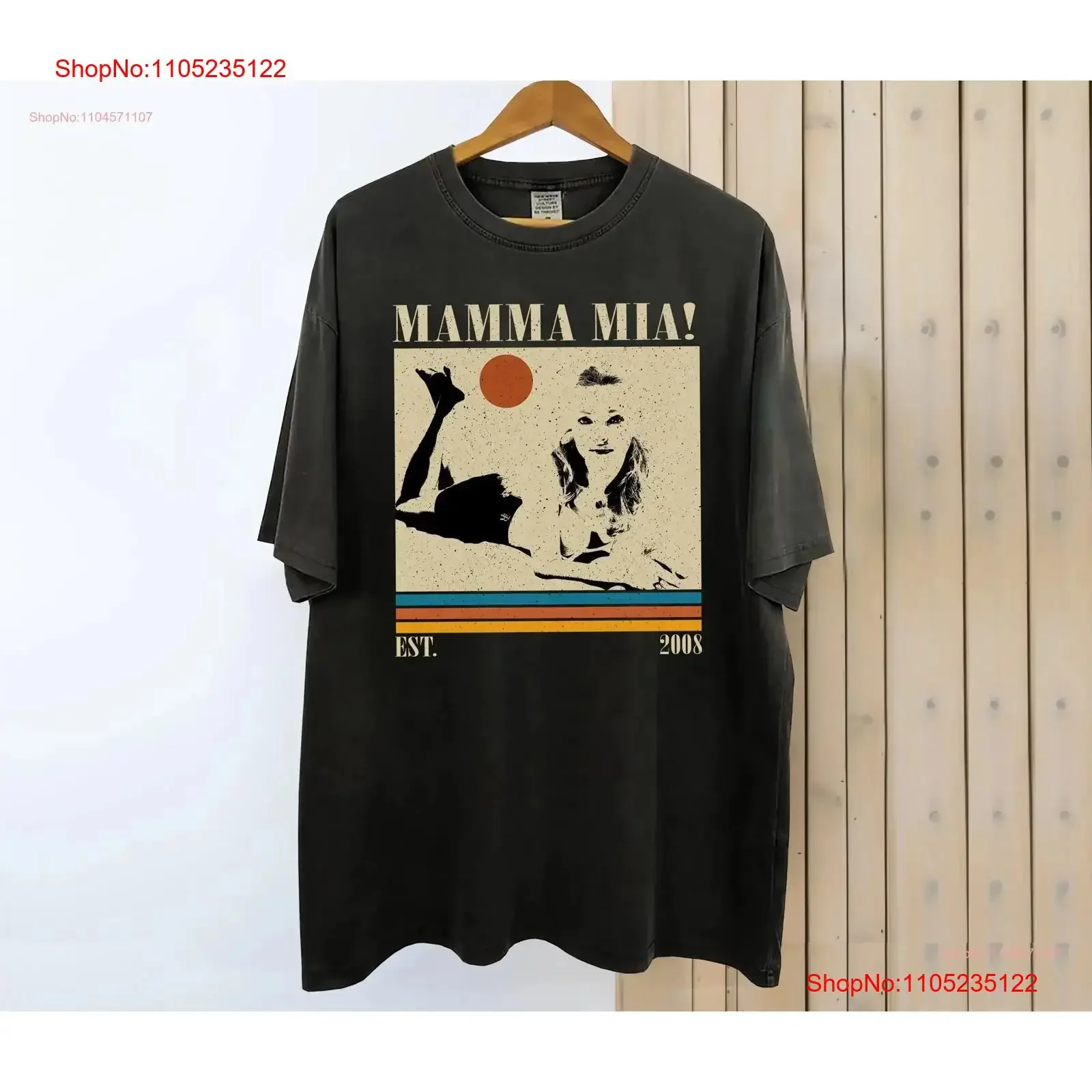 

Mamma Mia Movie T Shirt Vintage Retro Classic s for him vintage Washed Slightly Stretched designer clothes streetwear