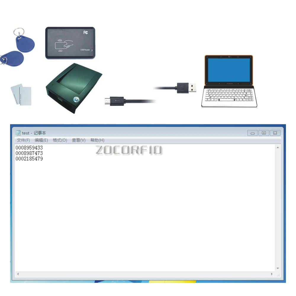Picture 4: RFID Module Dual Frequency RFID Reader Wireless Module 5cm Reader Mode 13.56MHz 125KHz ISO14443A EM4100 For Arduino/Widnosw