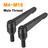 1Pcs Clamping Lever M4 M5 M6 M8 M10 M12 M16 Aolly Machinery Adjustable Handle Locking External Male Thread Knob