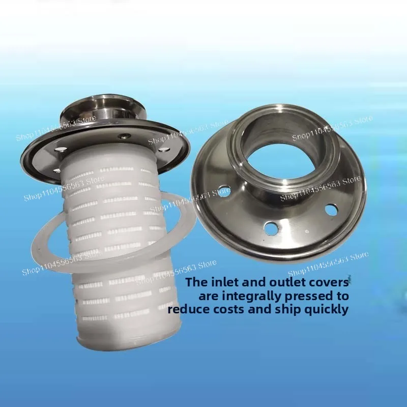 304 Stainless Steel Air Respir ator 5-inch Quick-loading Breathing Valve Air Filter Filling Sanitary Re spirator