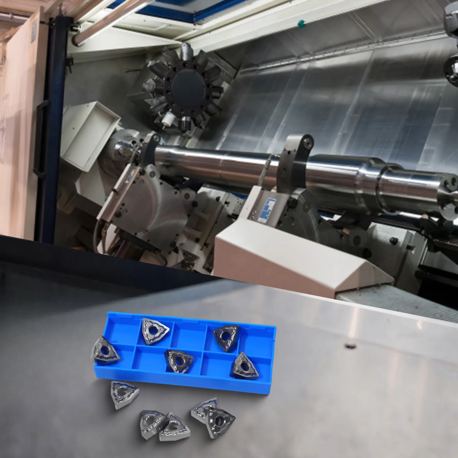 

Easy Replaceable Cutting Tool Insert WNMG Cutting Tool Carbide Insert Strong Grip Suitable For Dirty Environments