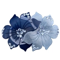 

New high-end rhinestone beautiful bow clip from Japan and South Korea, women's four season ponytail clip hair accessory