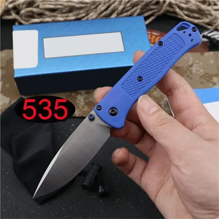 

BM 535 Mini Bugout EDC Munual Folding Pocket Knife Survival Tactical Knife for Men Outdoor Hunting Hand EDC Knives Utility Tools