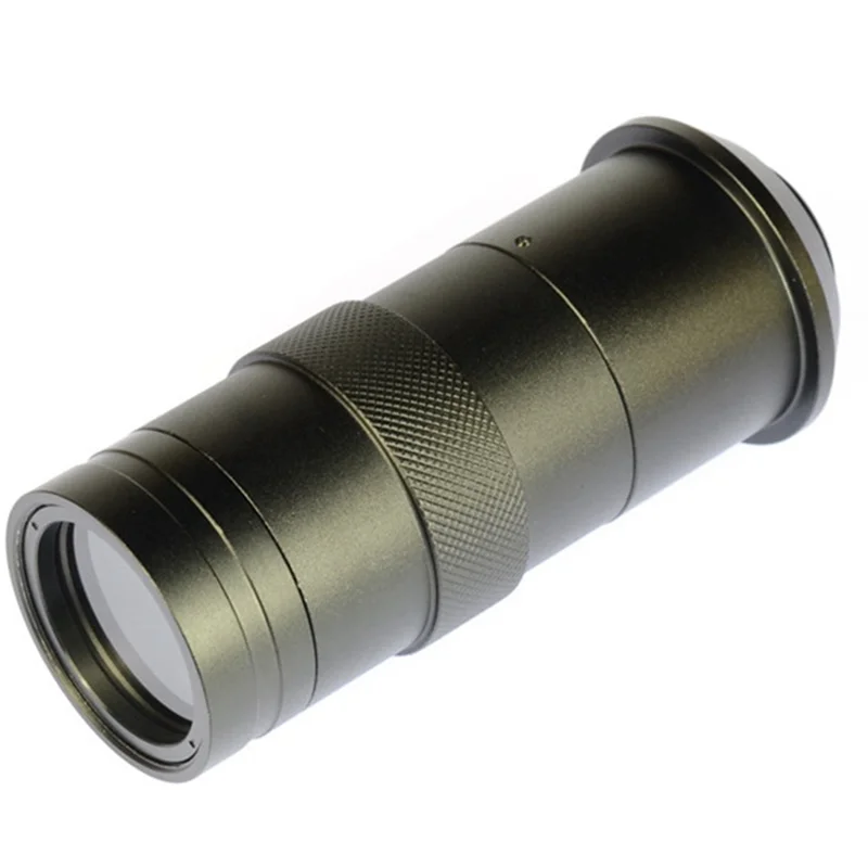 100X Microscope Lens M1218 Monocular Industrial Camera Maintenance Appraisal Lens