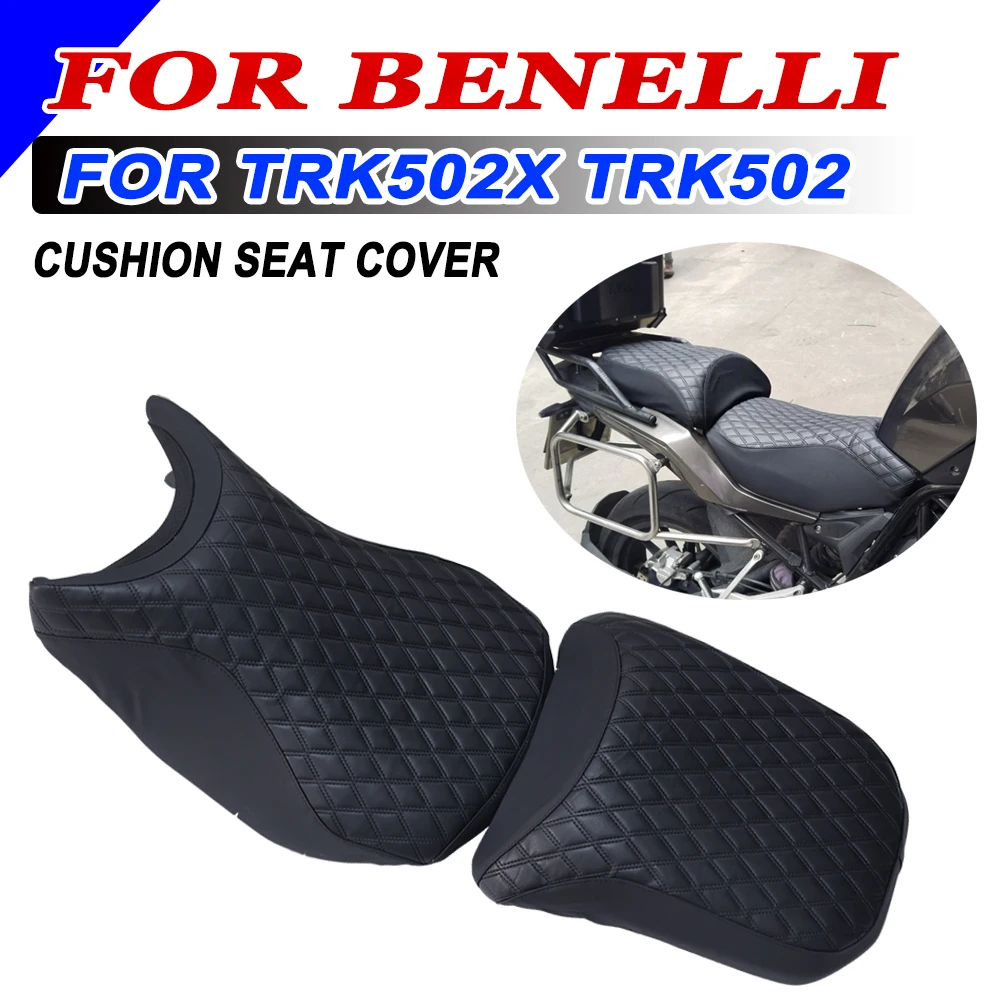 Motorcycle Parts Leather Seat Cushion Guard Cover For Benelli TRK502 TRK502X TRK 502X 502 X Thermal Insulation Case Protector