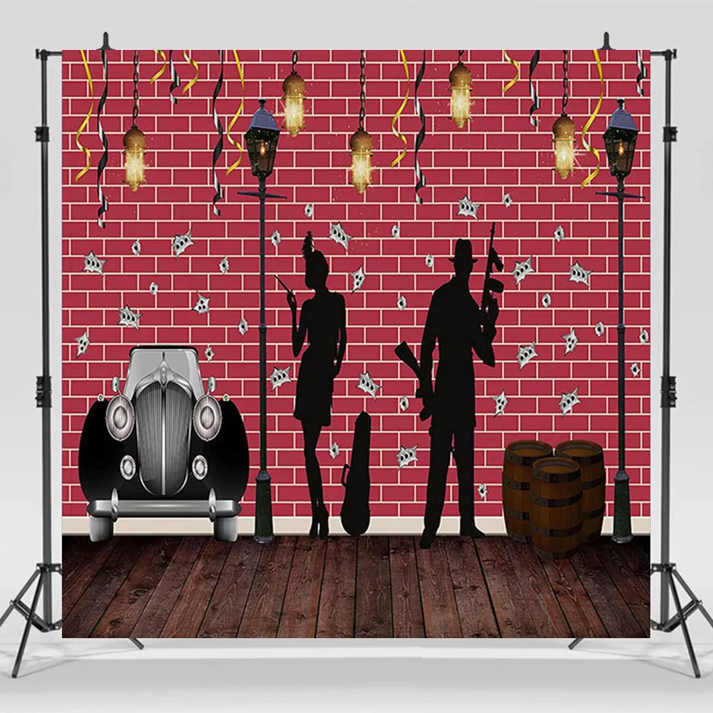 

20s 1920s The Great Gatsby Theme Birthday Party Decor Banner Poster Backdrop Hollywood Movie Night Background Vinyl 10x10 8x8