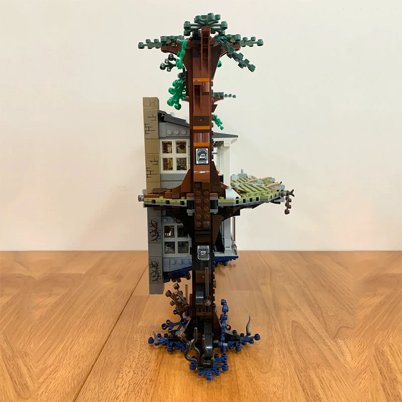 Blocs de construction créatifs du film Stranger Things à l'envers, 2499 pièces, modèle d'architecture, briques, jouets de noël, cadeaux pour enfants et adultes