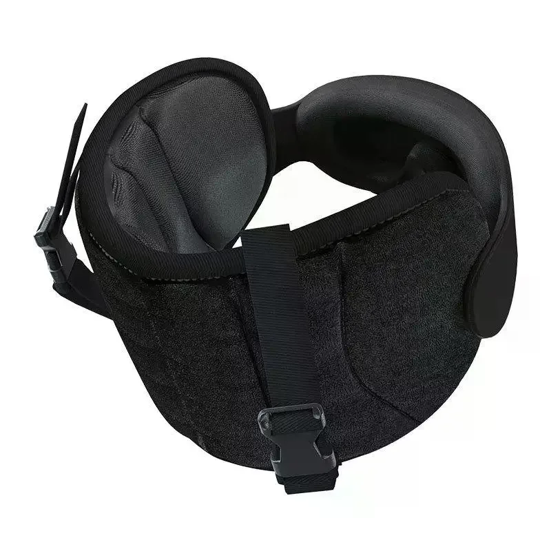 1 Set Travel Pillow Soft Adjustable Airplane 3D Contoured Blackout Zero Eye Pressure Sleeping Mask