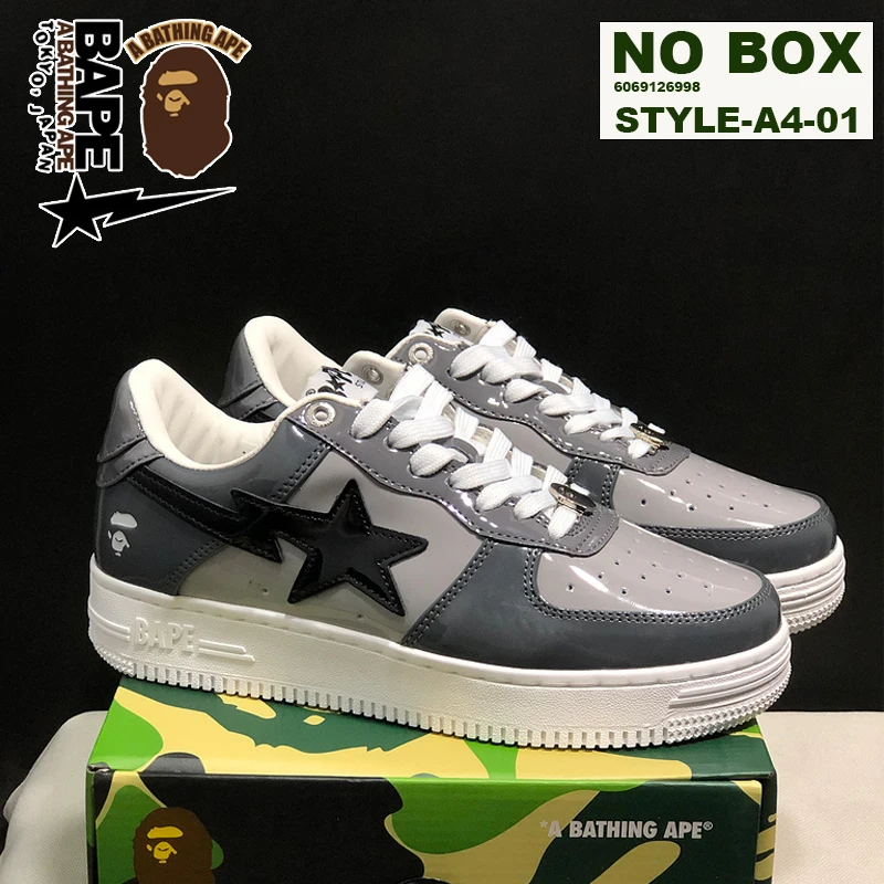 Fashion Women And Men Out Of BAPE STA Sneakers Summer Casual Sports Skateboard Shoes Breathable Vulcanized Shoes For Ladies