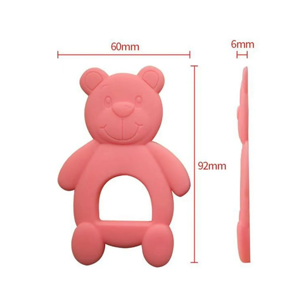 ห่วงโซ่ empeng silikon แบบปรับได้สายรัดยางกัดของเด็กทารกปราศจากสาร BPA ฟรีสำหรับ rantai empeng Bayi