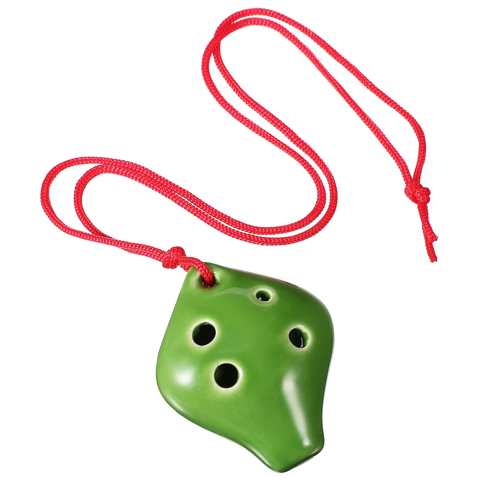 

Kids Musical Instruments Mini Ocarina Small Ocarinas Ceramics Pocket Six Hole Green for Beginners Child