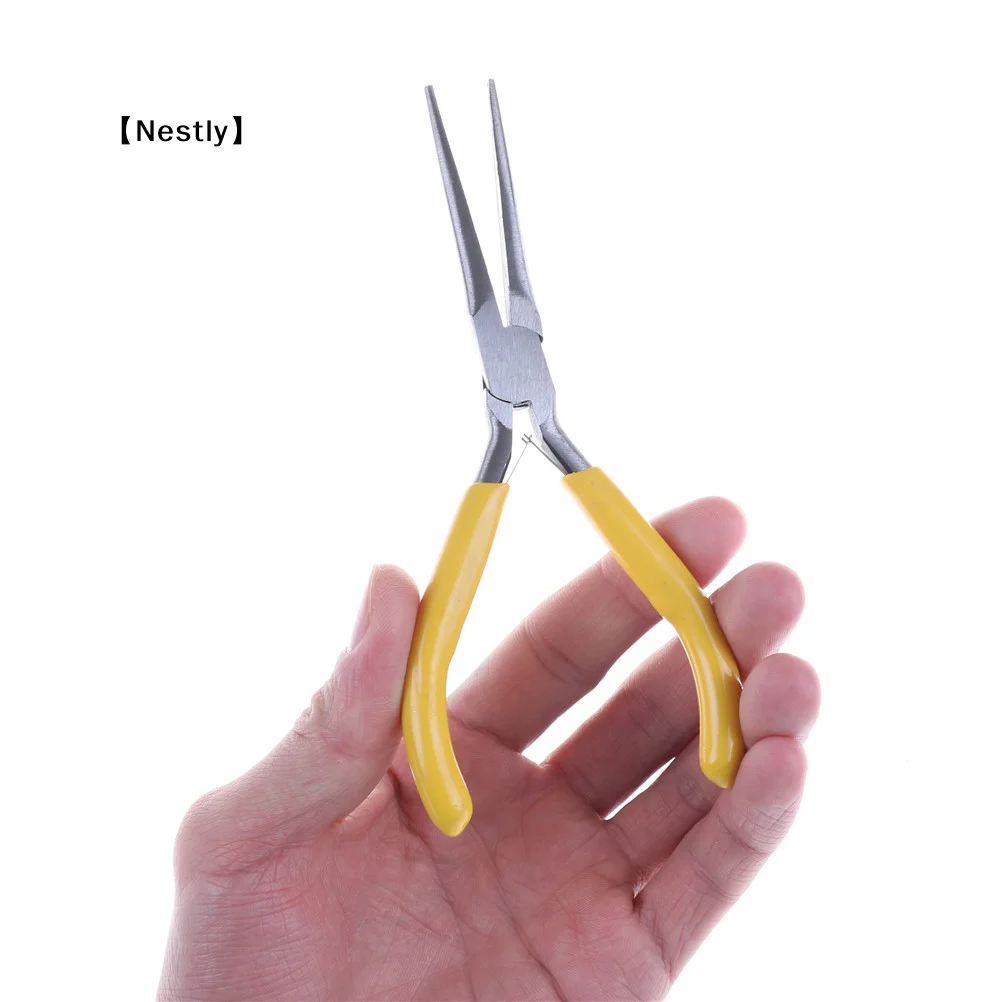 Needle Nose Pliers 5''/125mm Long Nose Plier tool Multi Forceps Repair Hand Tools〔Nest〕