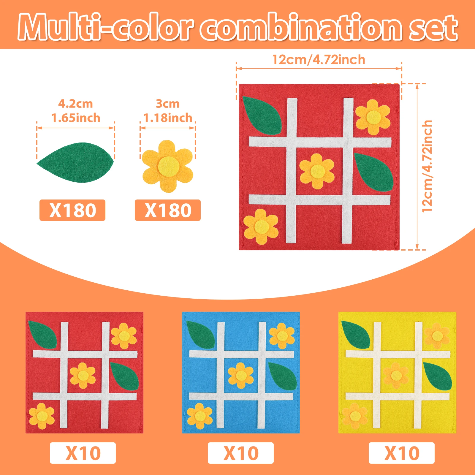 30/20 pezzi gioco da tavolo in feltro feltro Tic Tac Toe giochi di scacchiera per famiglie per bambini e famiglia festa di compleanno bomboniere gioco da tavolo da viaggio