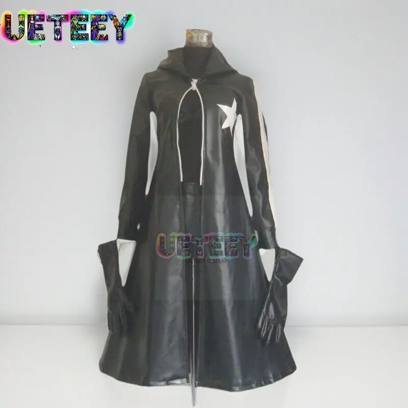 UETEEY COS Black Rock Shooter BRS Cosplay Costume Halloween Set Custom Size