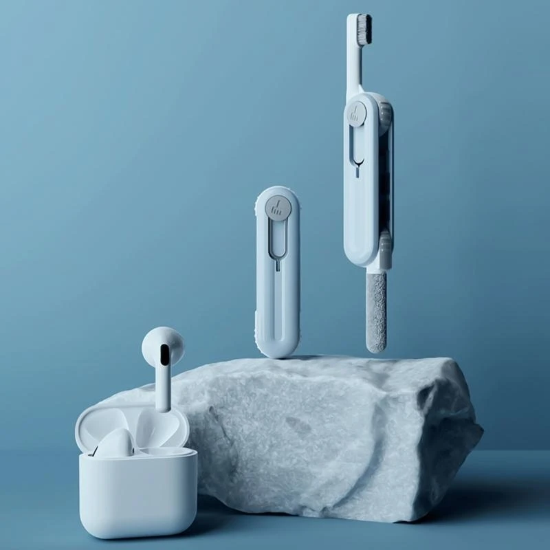 

Small Electronics Cleaning Pen with Build In Card Storage Essential Cleaning Tool Simple for Smartphones & Tablets H8WD