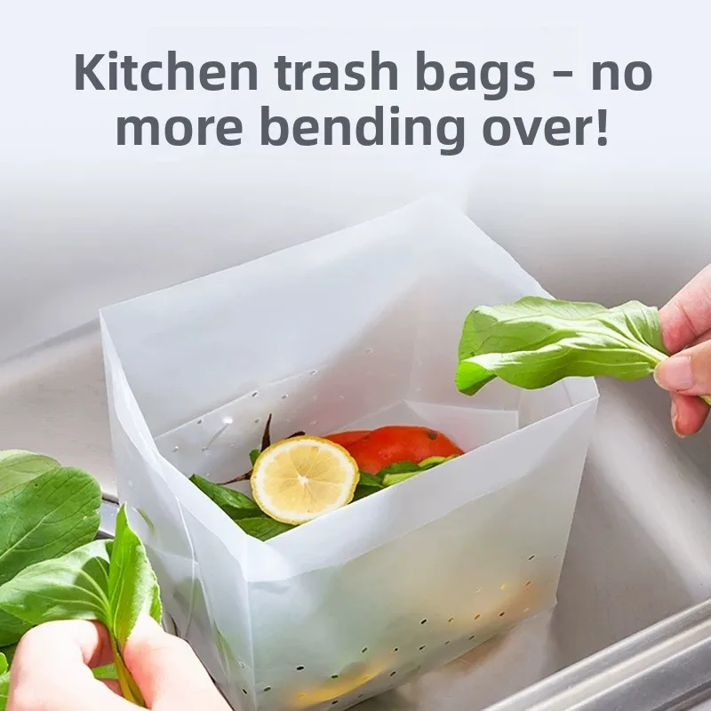 Waterproof bag, kitchen sink filter screen, drip bag, garbage bag, food residue bag, anti clogging, self standing