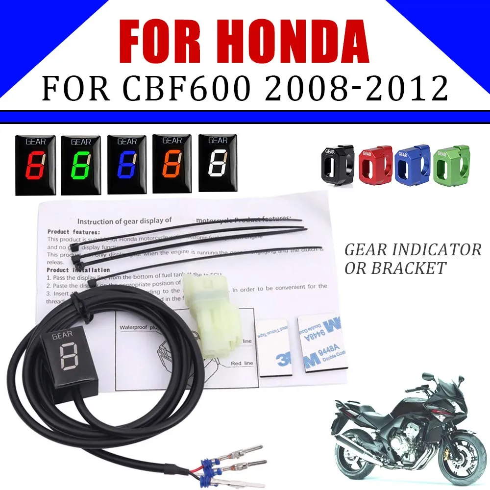 

For Honda CBF 600 S CBF600 N SA CBF600S 2011 2012 Motorcycle Accessories Gear Indicator Ecu Speed Gear Display Meter Waterproof