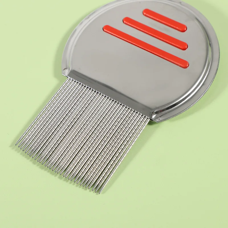 Stainless Steel Terminator Lice Comb Kids Hair Rid Headlice Super Density Teeth Remove Nits Comb Nit Free