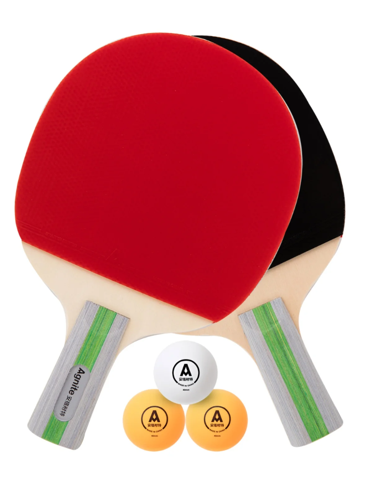 楽しい両面アンチガム卓球パドル-f2340f2350f2360-プロスポーツフィットネスファン用品