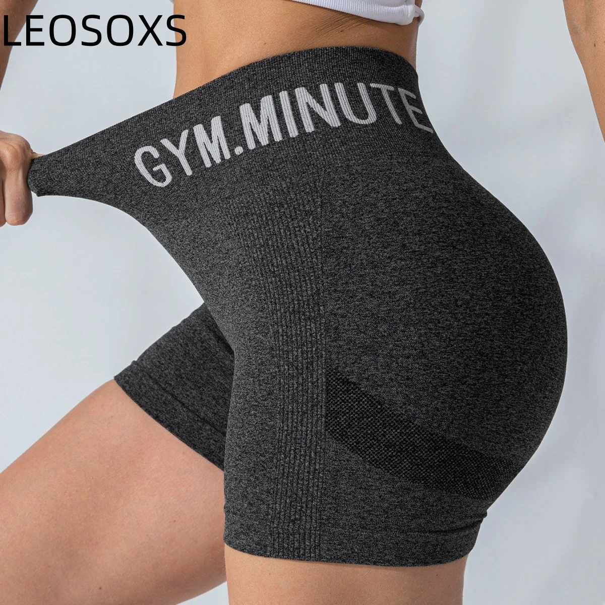 

LEOSOXS Women Yoga Shorts High Waist Workout Shorts Fitness Yoga Lift Butt Fitness Yoga Gym Running Short Pants Sportswear