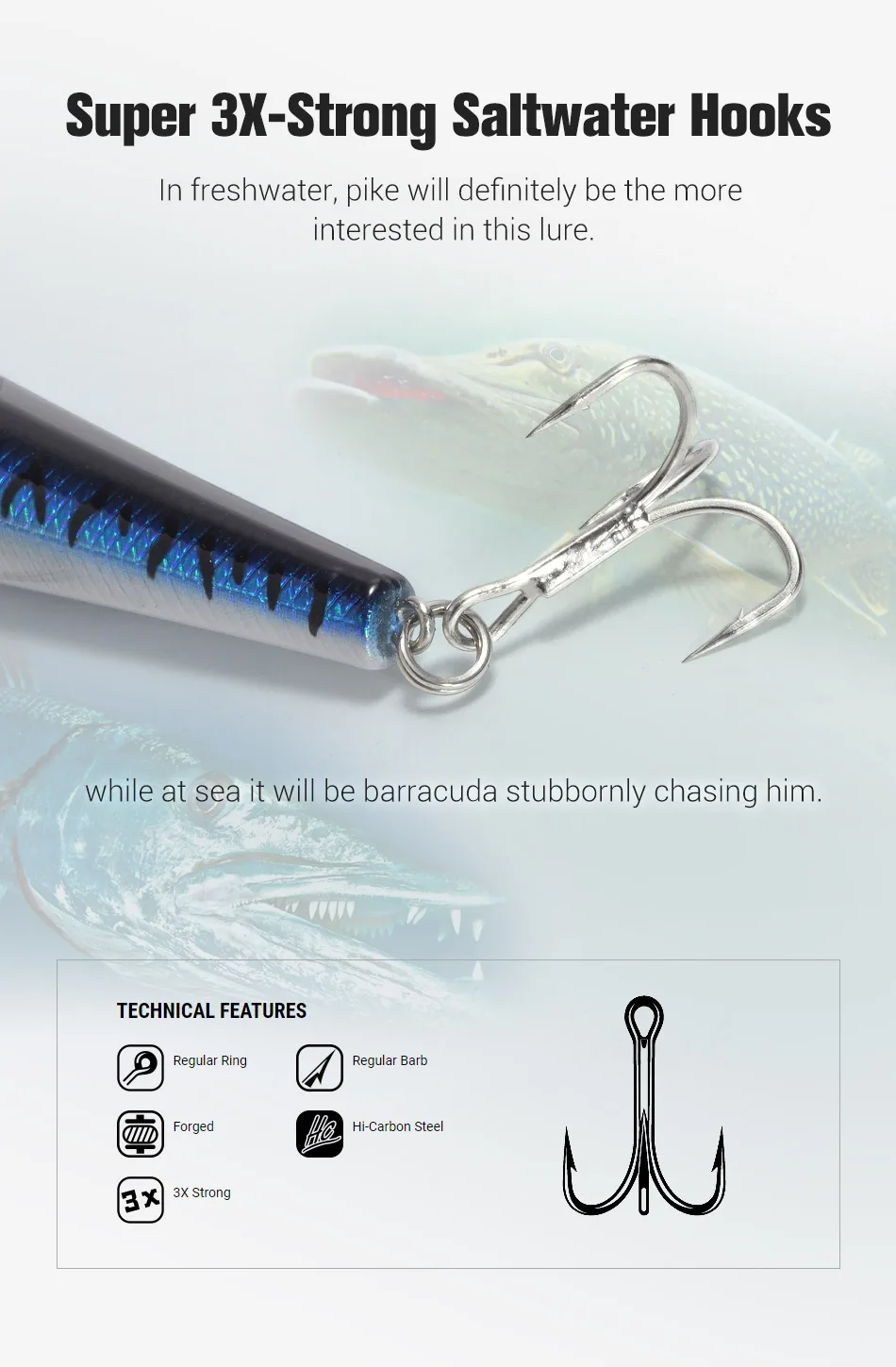 NOEBY Slim Lance Minnow 150mm 23g Schwimmende Wobbler für Uferangeln Weitwurf-Kunstköder Seebarsch Salzwasser-Angelköder – Detail 5