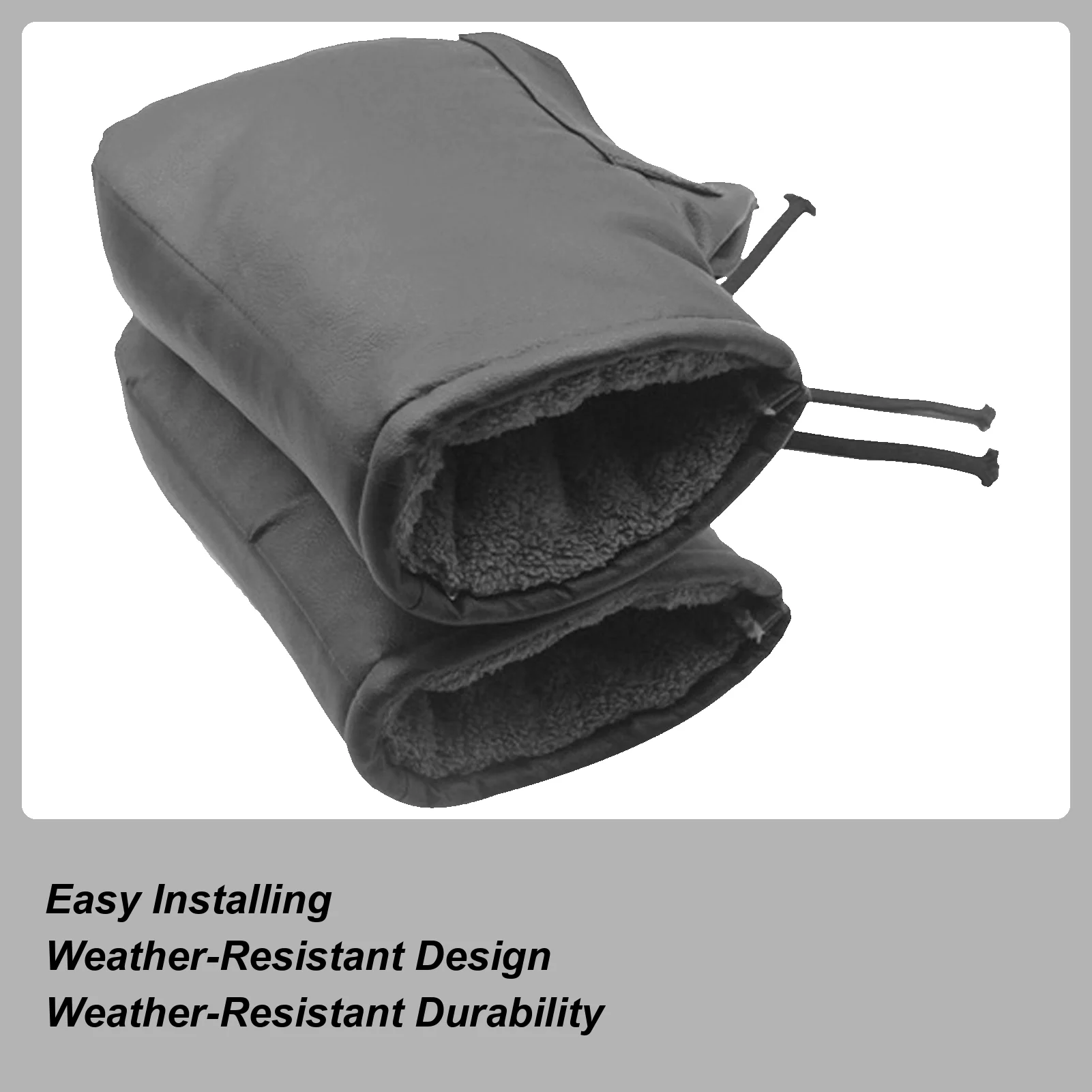 

Motorcycle Handlebar Gloves Electric Waterproof Windproof Snowmobile Heated Grip Gloves For Men Riders Commuting Riding Touring