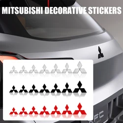 1pc Car Front Grill Emblem Rear Trunk Badge Sticker For Mitsubishi Pajero Outlander XL Montero Lancer Triton Galant Evo Xpander