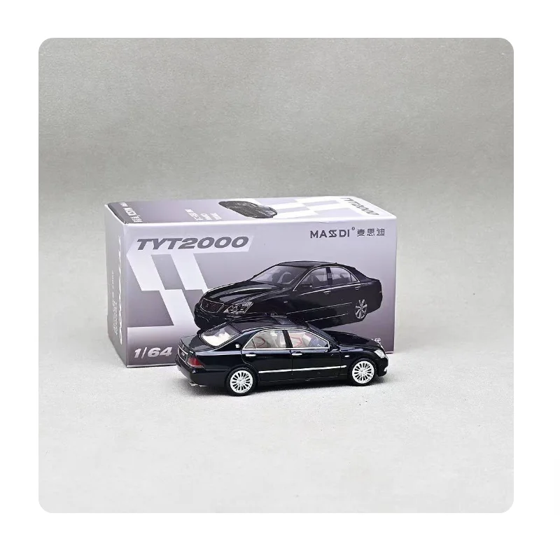 MASSDI 1:64 Scale Crown Generation 12 Simulation Alloy Car Model Static Display Collectible Toy Gift Souvenir Decoration