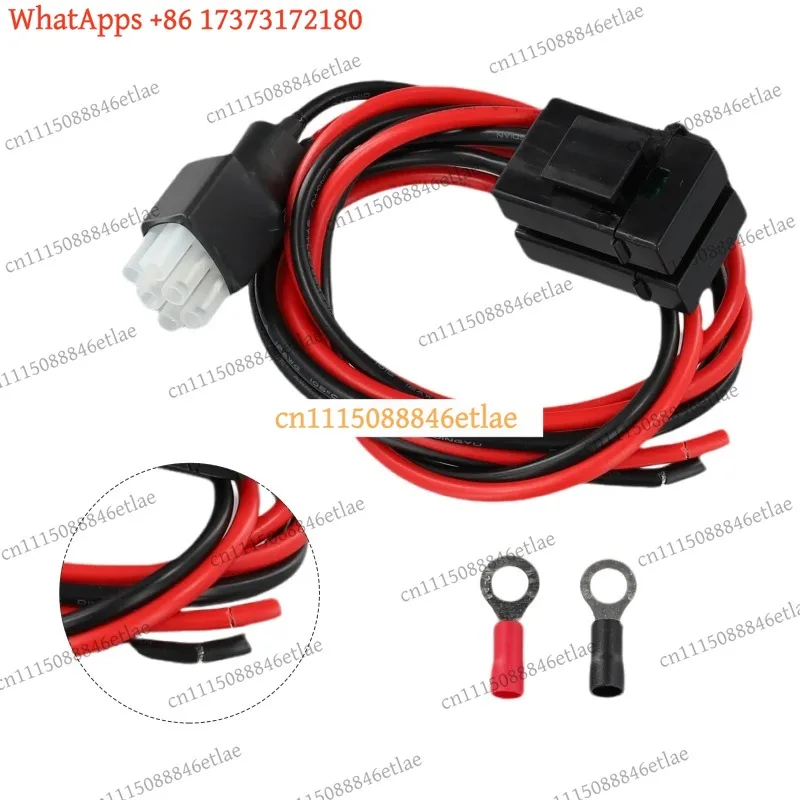k03 6Pin Power Cable 30A Shortwave Cord For TS50s TS60s TS140 TS440 TS450 IC706 IC718 IC746 IC756 Ham Radio Transceiver