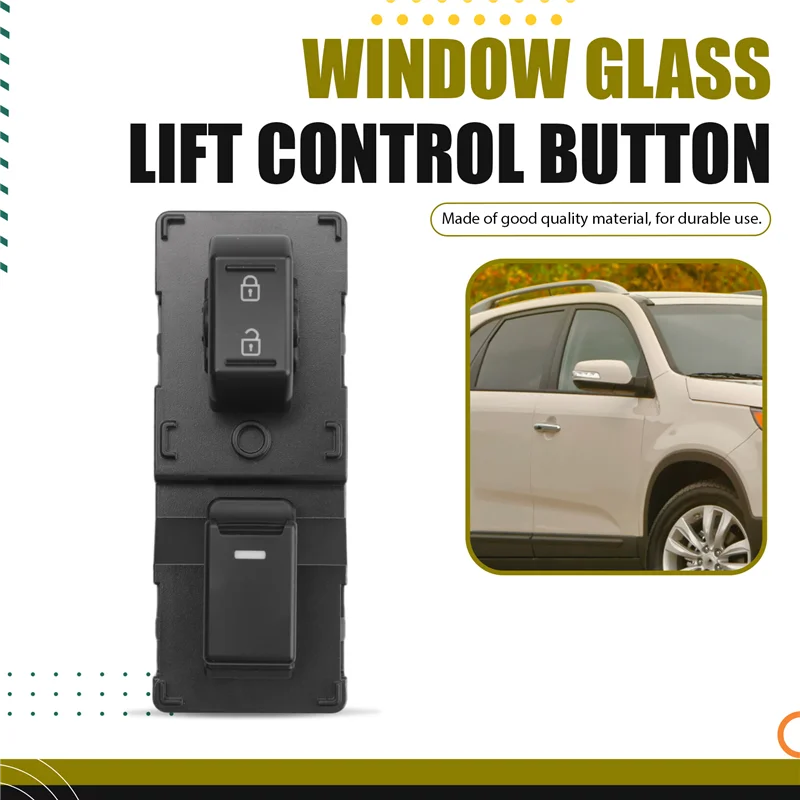 [NEW A09R!】 Tombol Kontrol Power Window Sisi Kanan Depan Untuk KIA Sorento 09-14 93575-1U100 935751U100 11 PIN Suku Cadang Pengganti