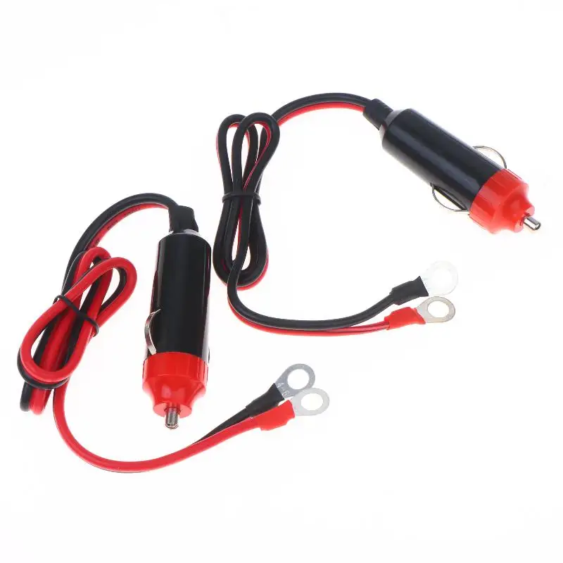 Cigarette Lighter Male Plug 30A Heavy Duty Adapter 1Pcs Wear-resistant Power Supply Cord for Auto Travel Outdoor Use