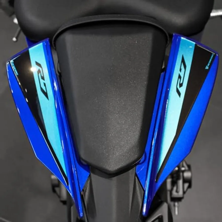 

Наклейки из смолы для мотоциклов, совместимые с Yamaha YZF R7 2021-2025, цвет Icon Blue. Защита задней части от ударов и царапин