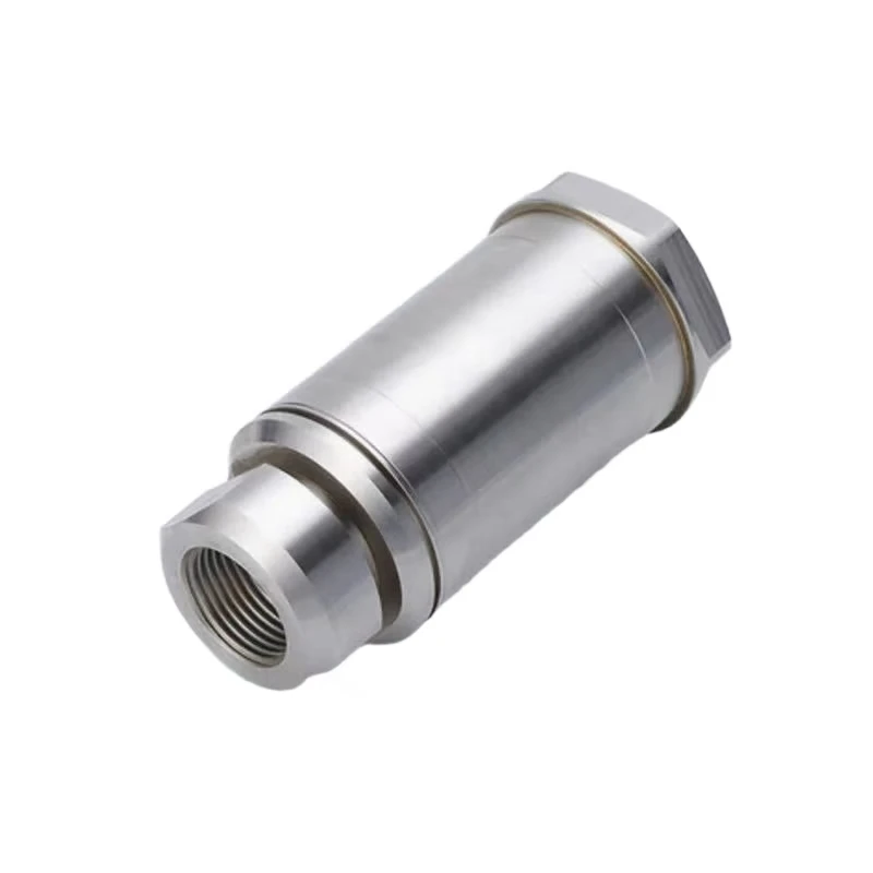 

CNC stainless steel high-pressure hydraulic system straight-through joints Fluid system internal threaded seal connector