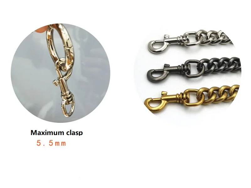 2PCS Bag Parts Retro Gold Clasp for Bag Lobster clips Metal Collar Rope Snap Hook Handbag Bag Strap Hooks Hanger DIY Accessories